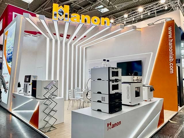 HANON laboratuvar analiz cihazları fuar standı